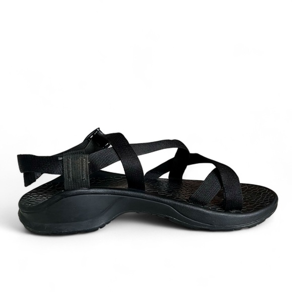 Chaco Z / Cloud 2 Updraft Toe Strap Sandal Hiking Beach Black Mens Size US 9 - Picture 10 of 13